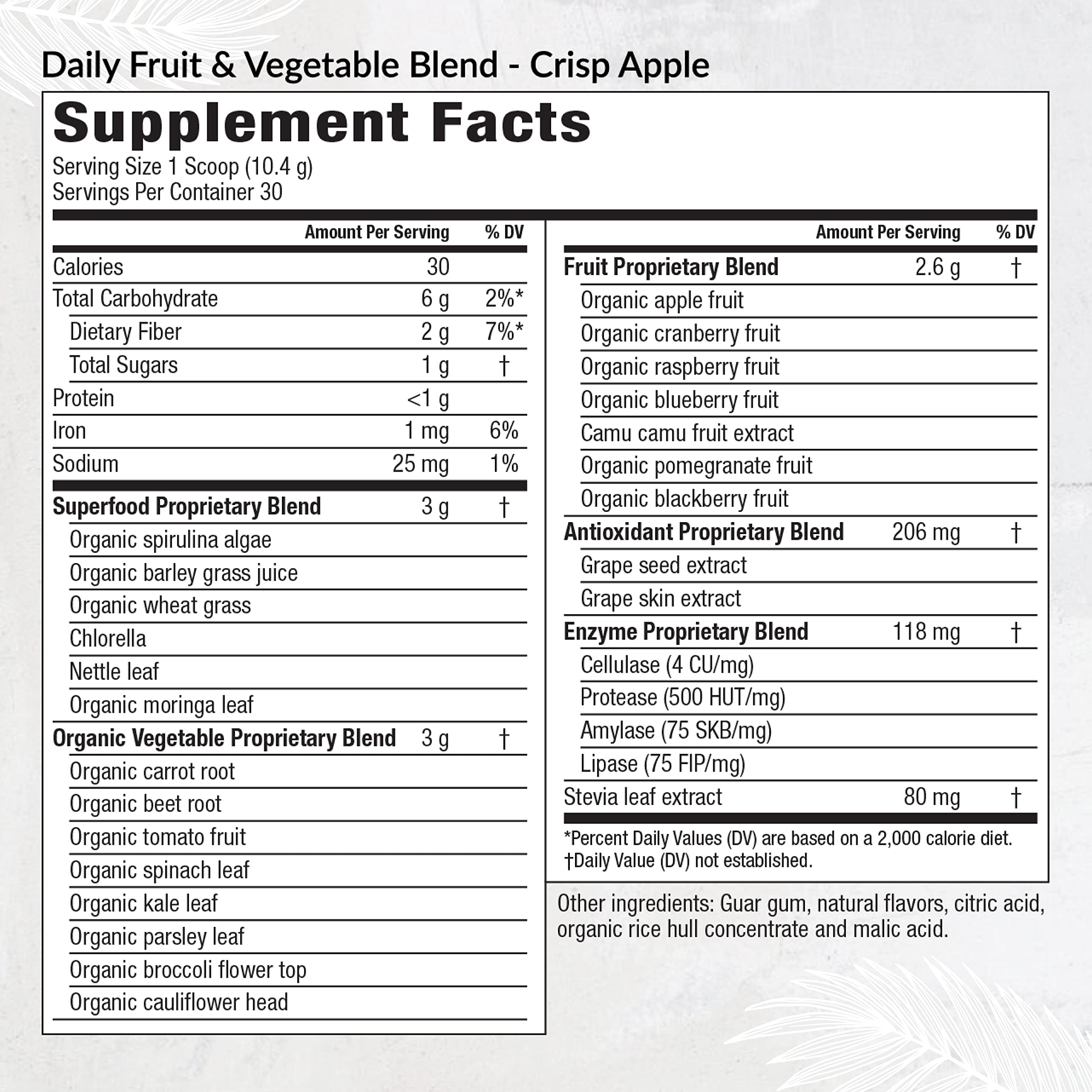 EquiLife Daily Fruit & Vegetable Blend powder dispensed demonstrates easy mix for quick nutrient boost.