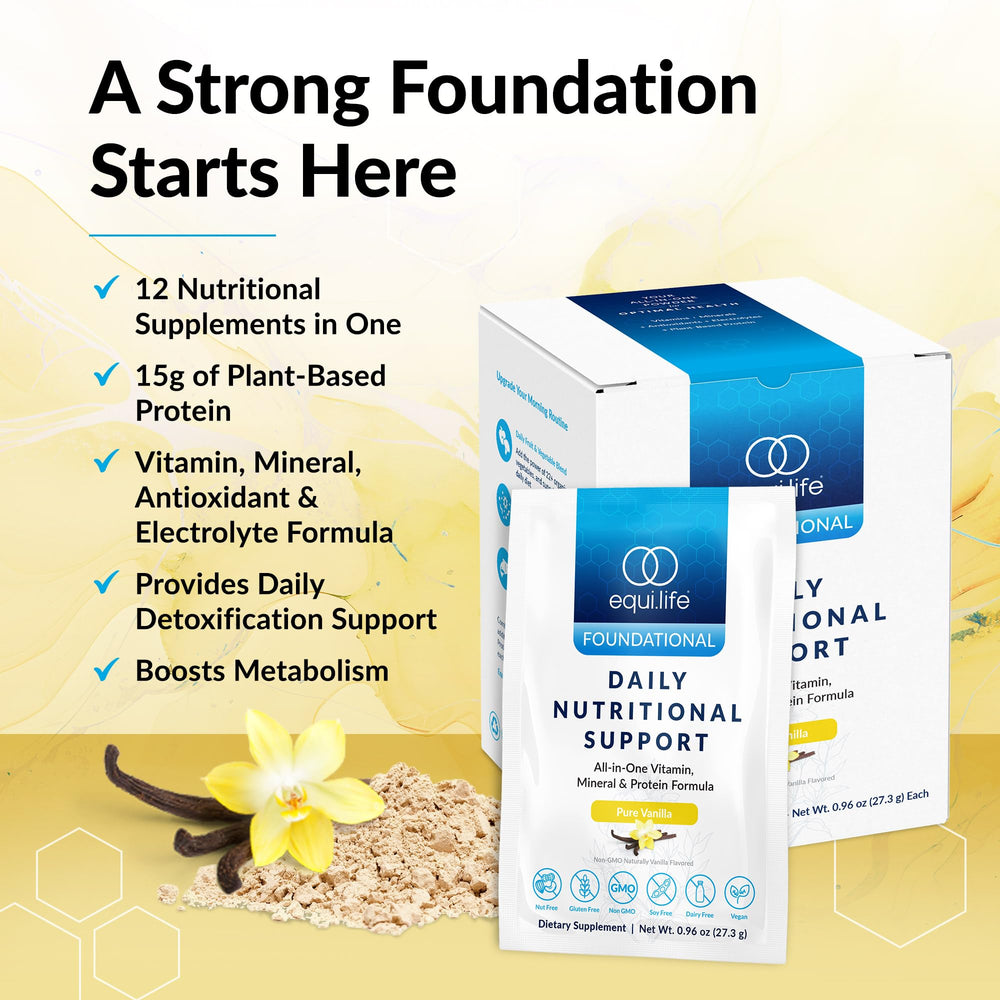 Equilife Daily Nutritional Support scoop with precise portion control.