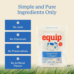 Equip grass-fed collagen dissolving in coffee for daily routine