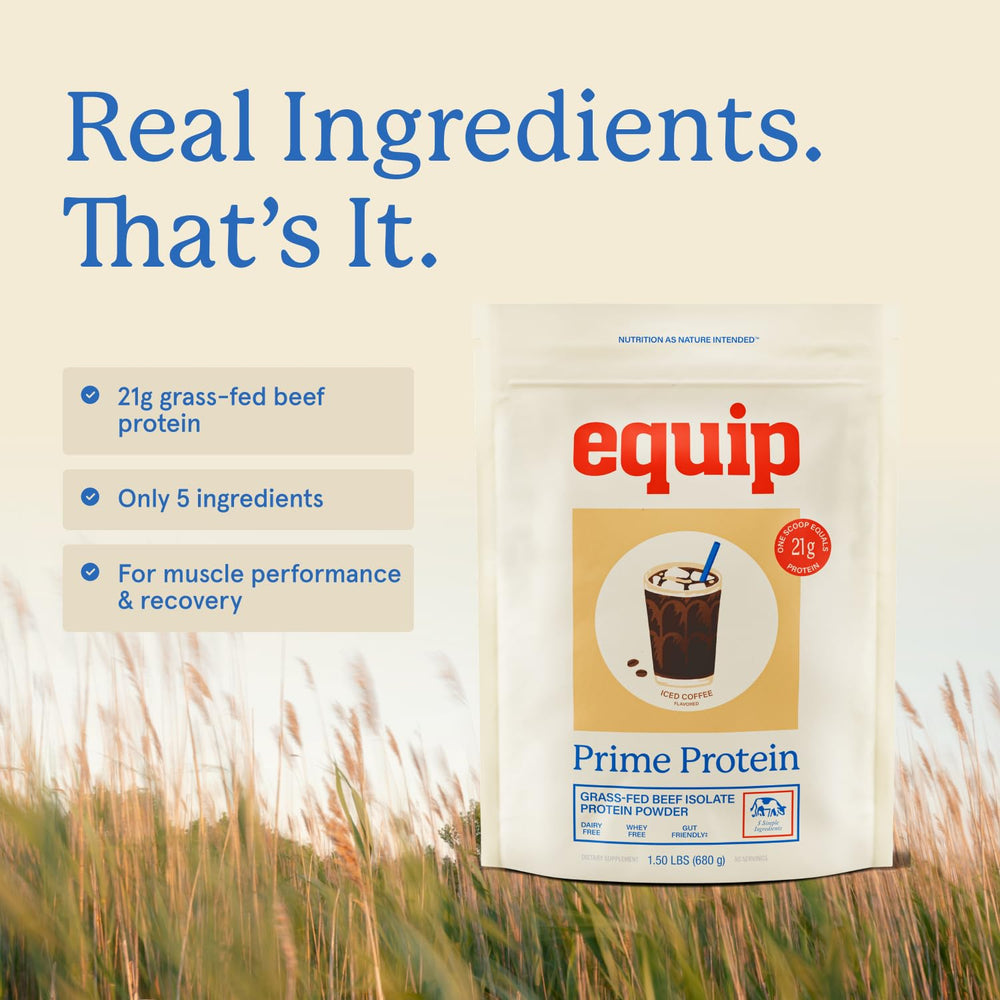 Equip Prime Protein batch-tested seal signals quality and trust