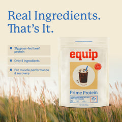 Equip Prime Protein batch-tested seal signals quality and trust