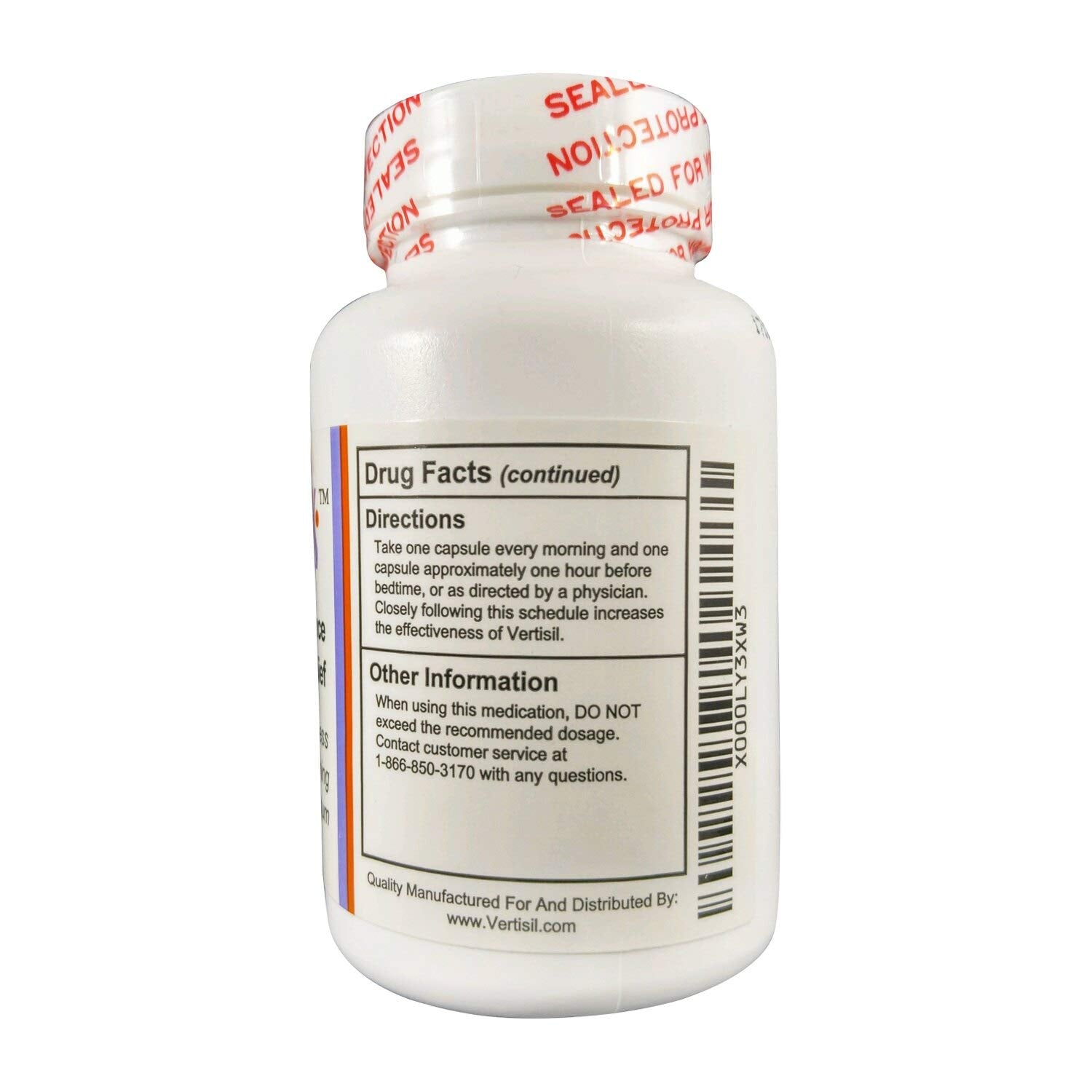 Equitab Vertisil Vertigohelp pack shown for on-the-go nausea relief