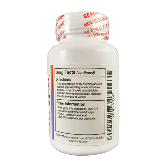 Equitab Vertisil Vertigohelp pack shown for on-the-go nausea relief