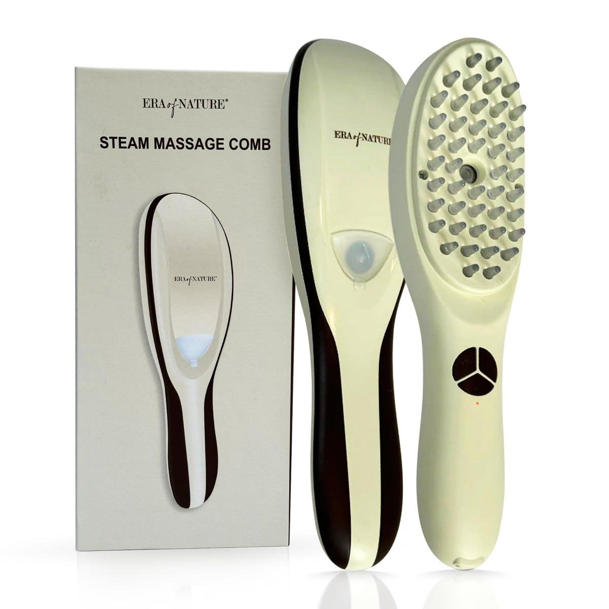 Era of Nature 4-in-1 scalp massager front view for relaxing scalp care.
