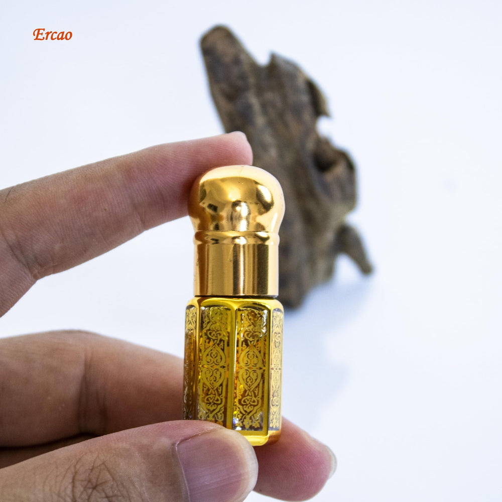 Weight-based packaging ensures safe, precise oud oil use