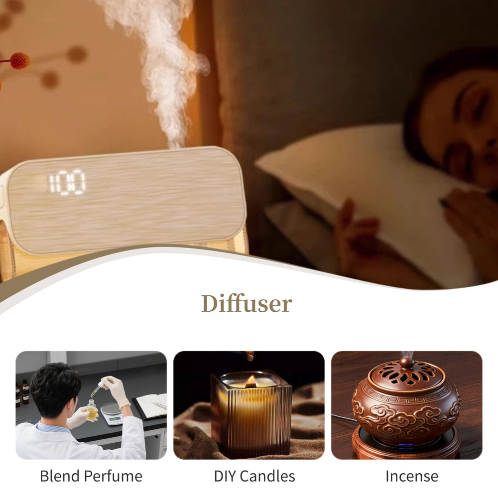 Ercao candle-making scene with oud oil vial