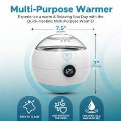 EROTICGEL heats quickly to the desired warmth for massages.