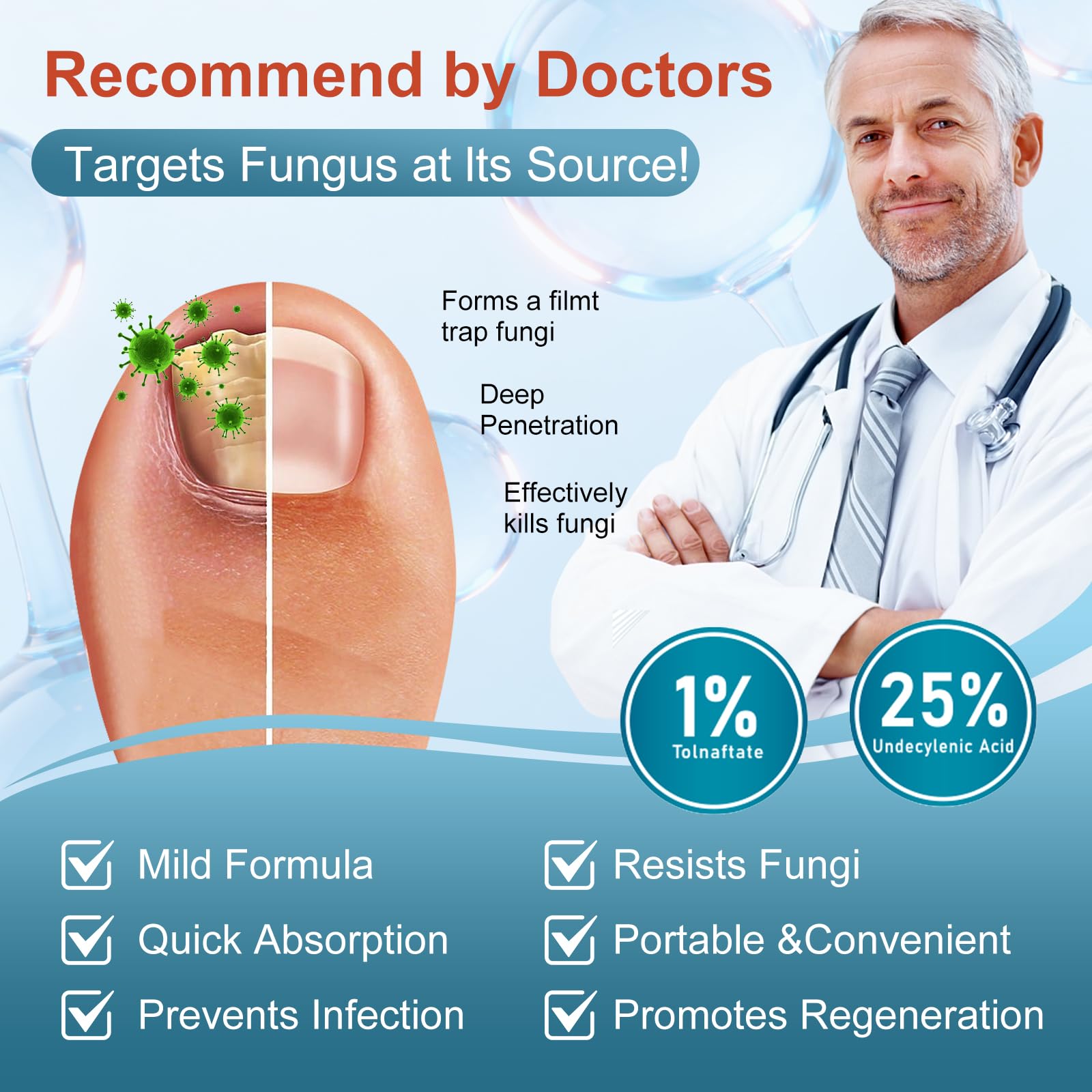 ERWCNMIE toenail treatment pen in 5ml size for at-home use