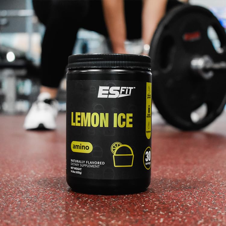 Athlete uses ES FIT Amino Powder pre and post workout.