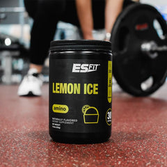 Athlete uses ES FIT Amino Powder pre and post workout.
