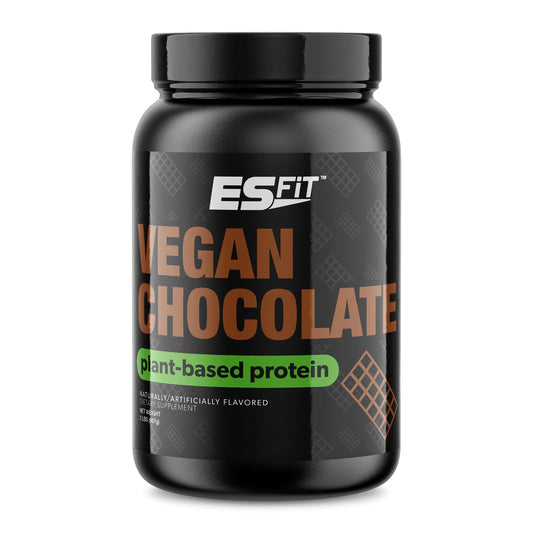 ES FIT plant-based protein bag front view showing 20g protein per serving for recovery