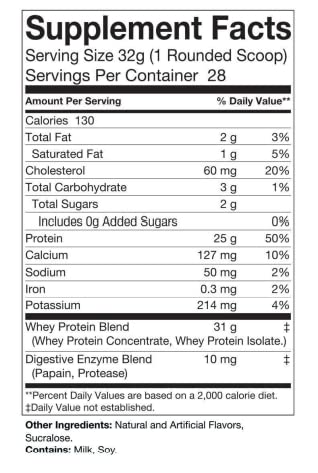 ES FIT Whey Protein Powder ultra-filtered ingredients signaling high purity and fast absorption