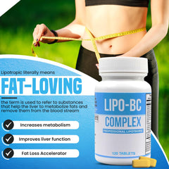 Legere Lipo-BC B-Complex in hand signals daily supplement use.