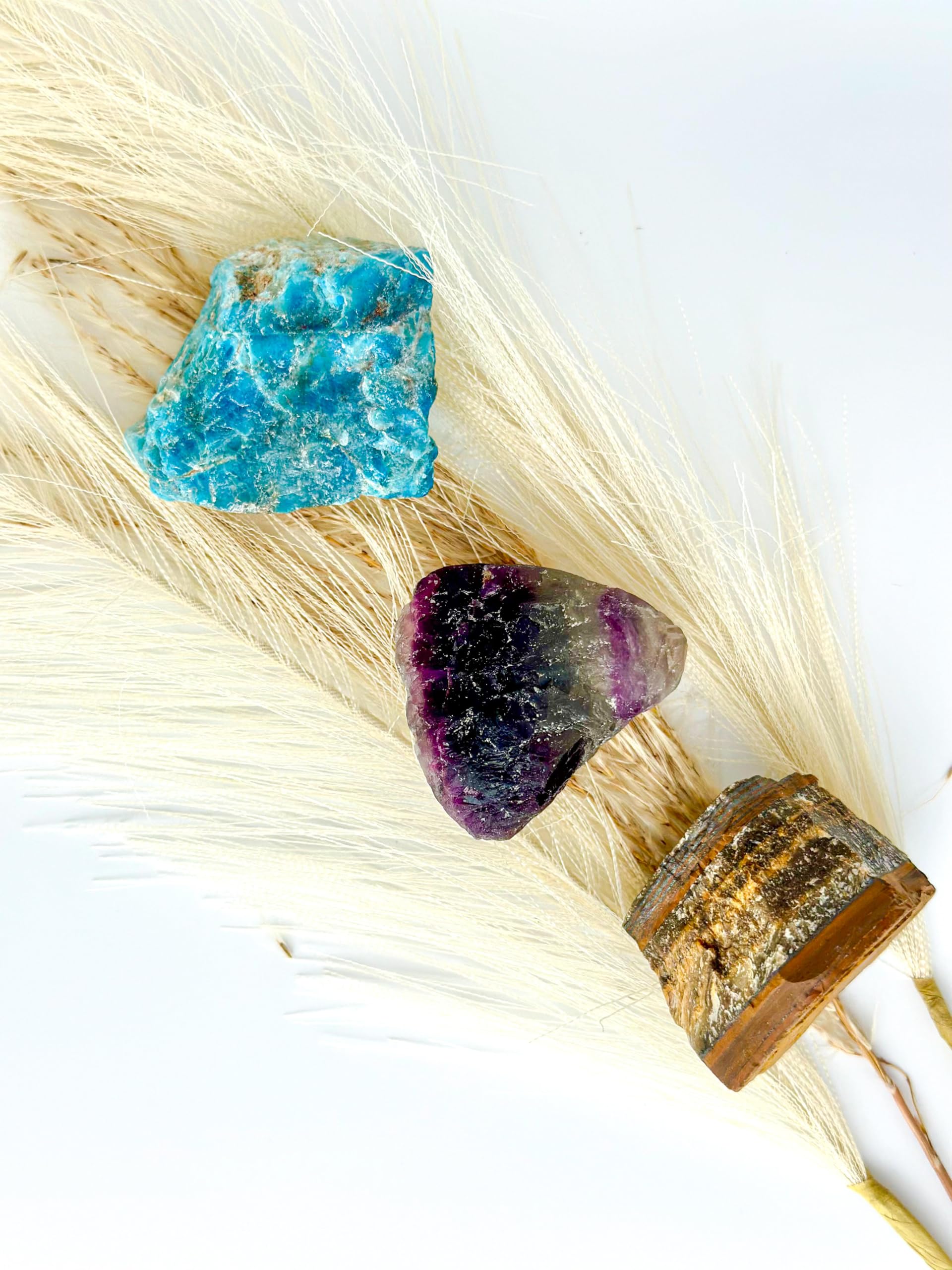 Esotheric rainbow fluorite crystal in the Gemini gift set for clarity