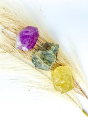 ESOTHERIC Amethyst crystal close-up symbolizing calming energy and focus