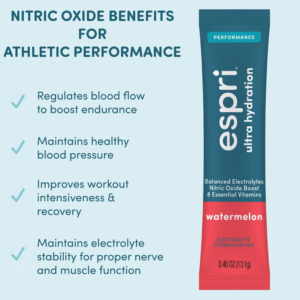 ESPRI watermelon electrolyte in a glass after training for refreshing recovery.