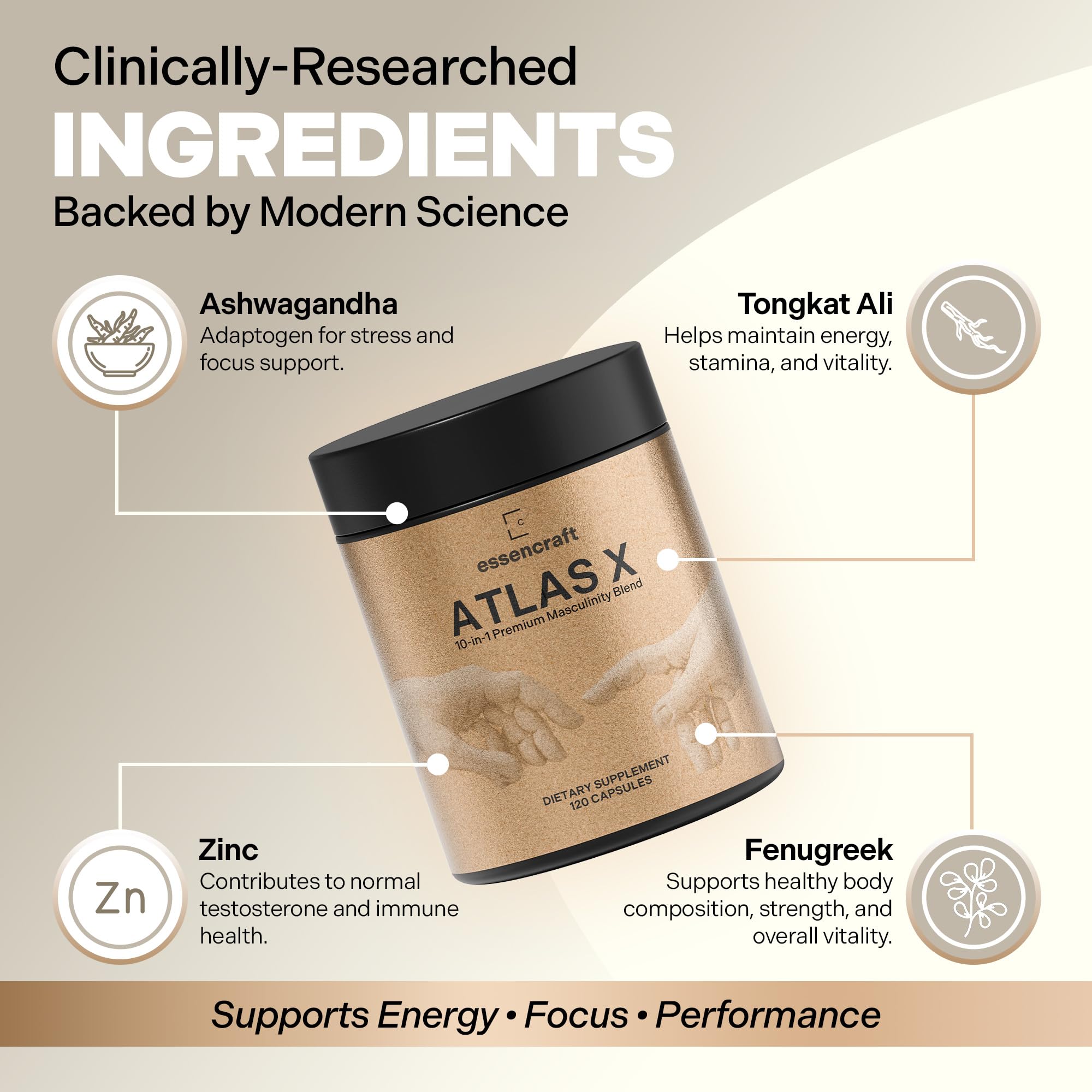 Essencraft Atlas X in gym scene suggests enhanced workout endurance.
