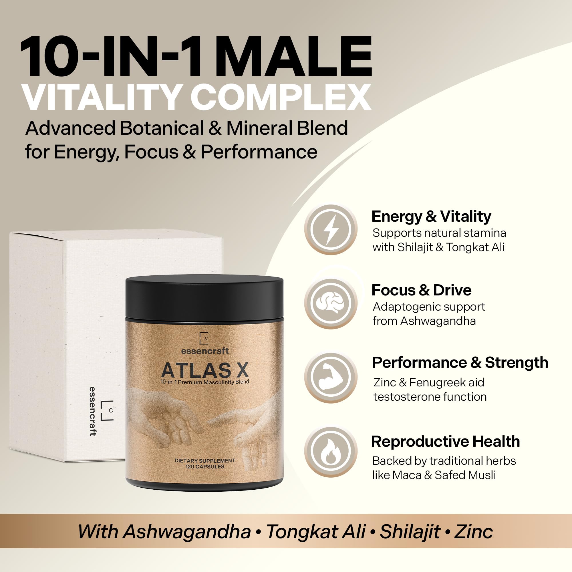 Atlas X bottle being poured for easy dosing in daily routine.