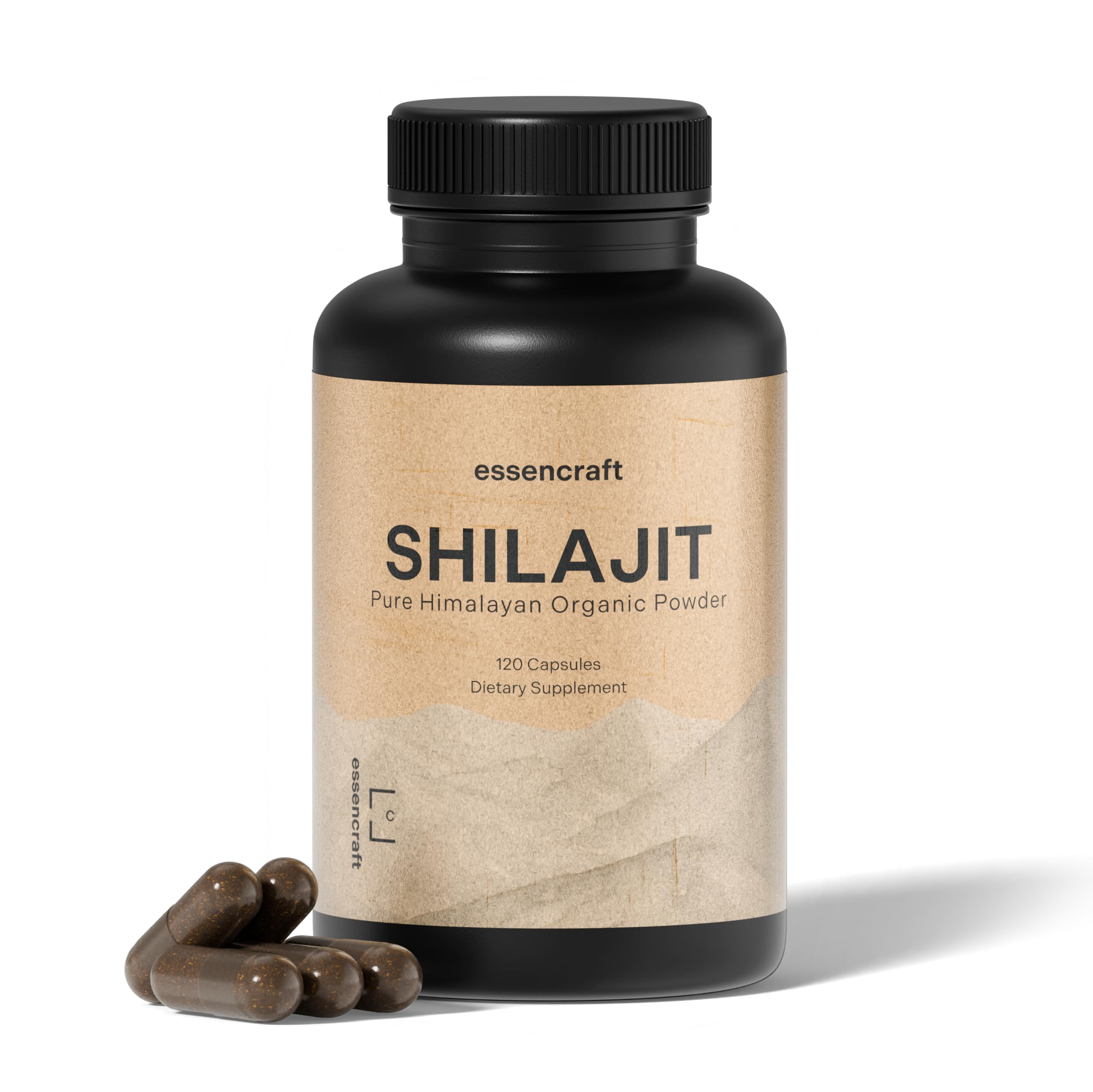Essencraft Shilajit resin pour shows purity and potential energy support