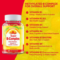 Gummies on a neutral backdrop imply vegan, sugar-free wellness from ESSENJOYY.