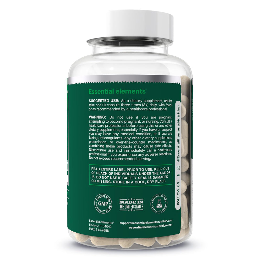 Essential Elements Bone Boost 90-day supply emphasizes long-term bone support.