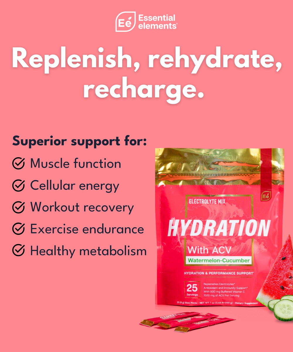 Essential Elements Sugar-Free Electrolyte Powder without sugar
