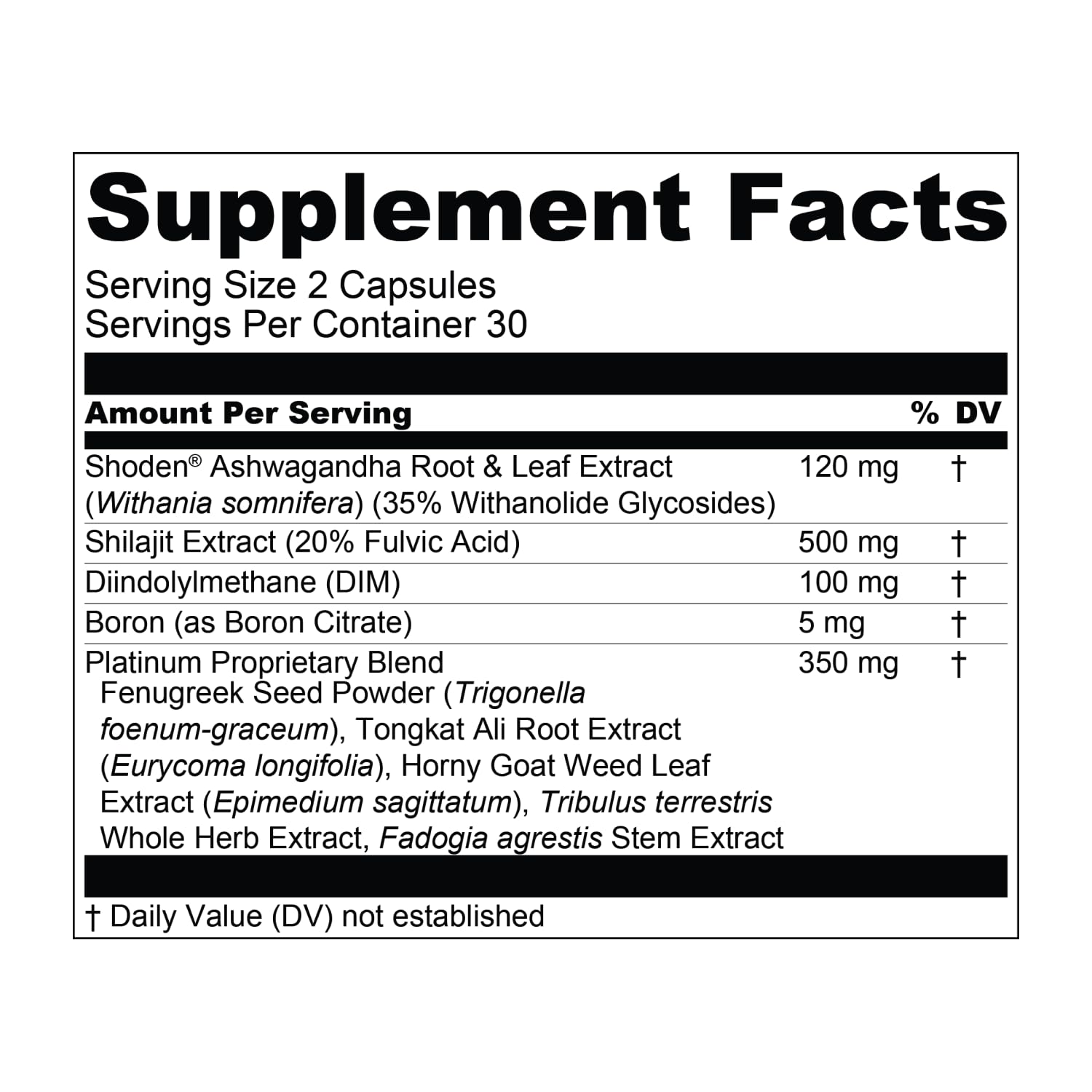 Essential Elements T-Hero Platinum promotes libido and vitality in an active lifestyle.