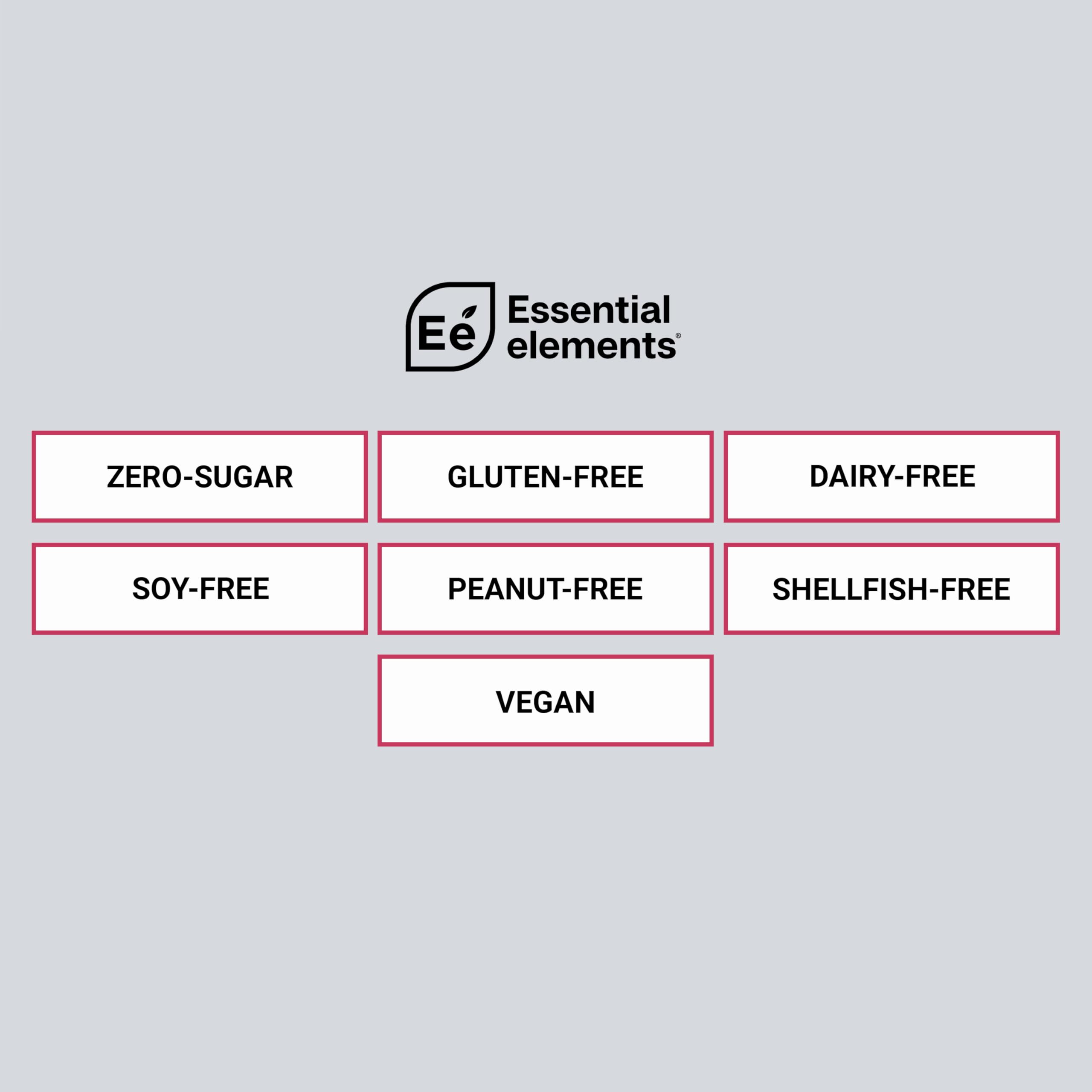 Essential Elements Travel-ready packaging reduces waste and spills