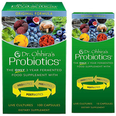 Essential Formulas Dr Ohhira's Probiotics Daily Original bottle promotes convenient daily probiotic use