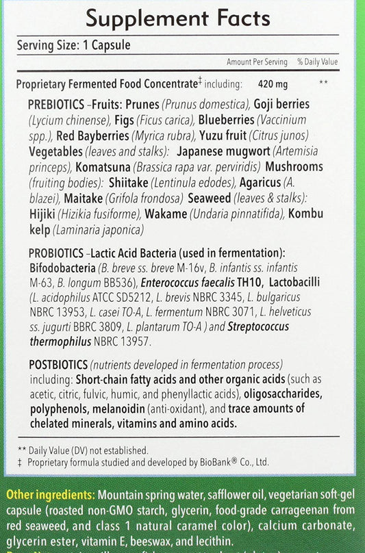Essential Formulas Dr Ohhira's Probiotics capsules showcase easy daily intake for plant-based probiotics