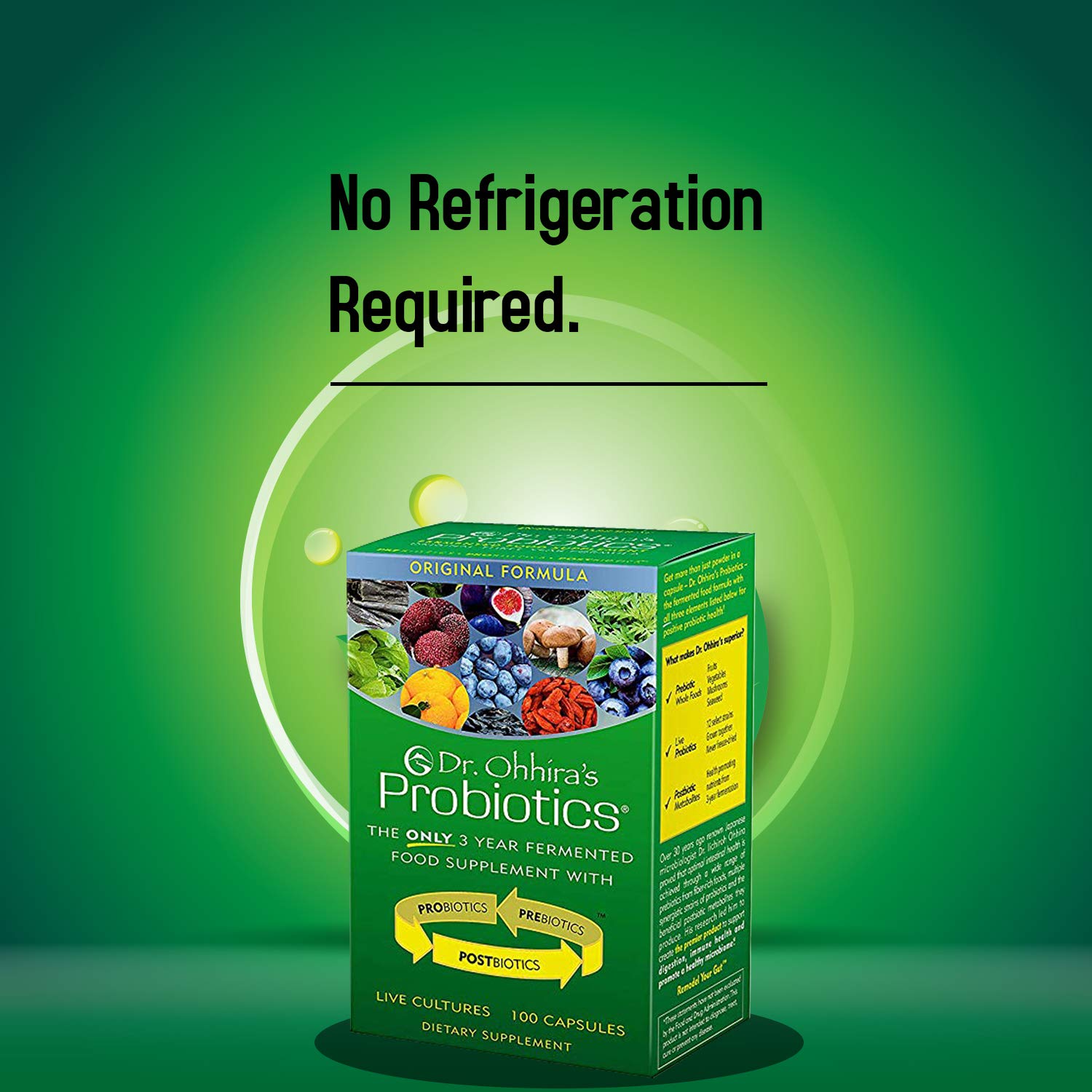 Essential Formulas Dr Ohhira's Probiotics dairy-free formula for dairy-sensitive users