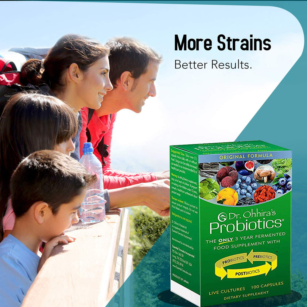 Essential Formulas Dr Ohhira's Probiotics twelve strains support broad probiotic diversity