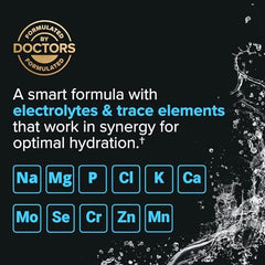 Hydrolift electrolytes dissolving in water shows a clean, sugar-free mix.