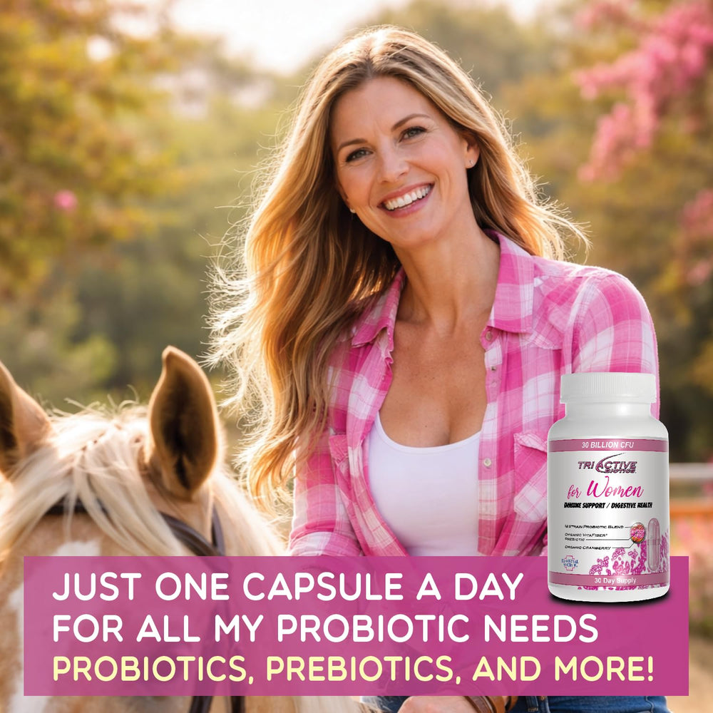 Essential Source Triactive Biotics made in USA label on bottle.