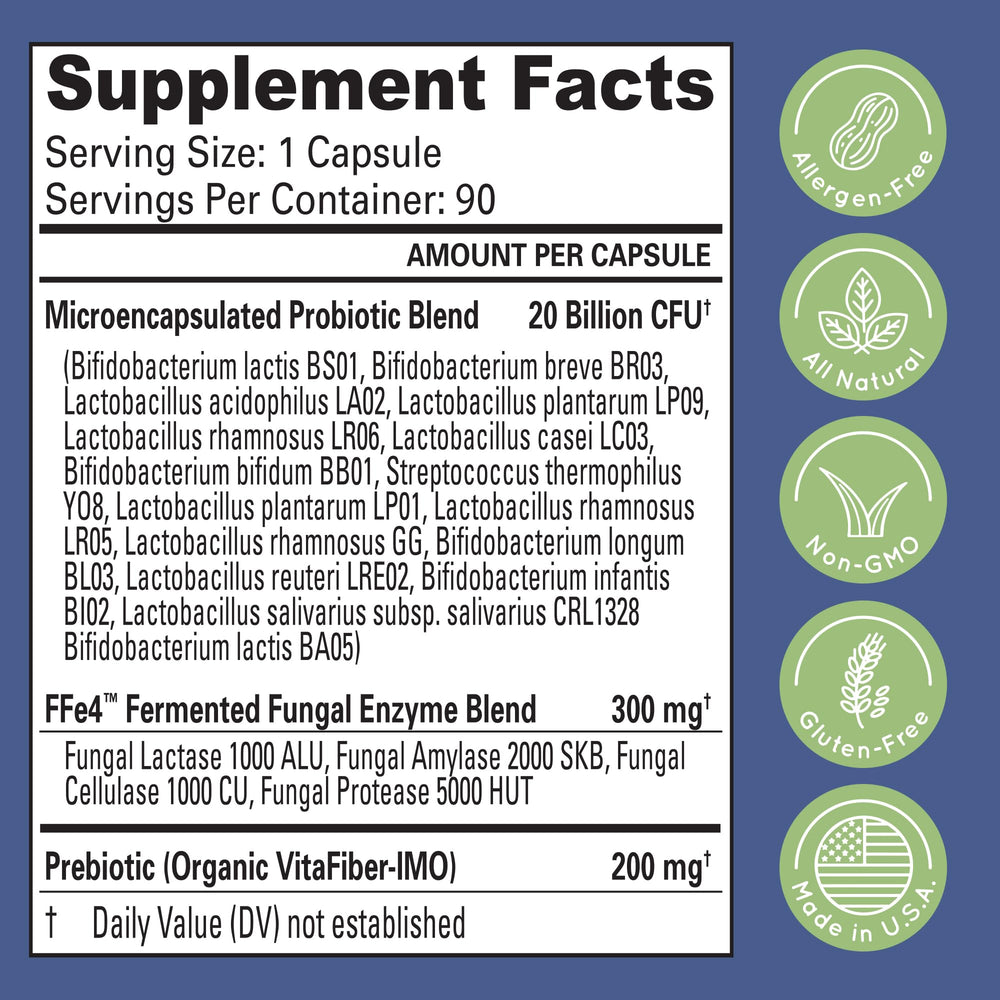Essential Source TriActive Biotics packaging on display with clear product information.