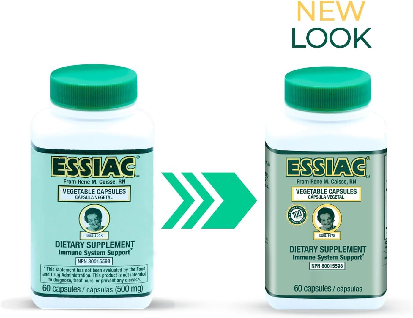 Essiac capsules close-up highlights concentrated plant nutrients for easy daily intake.