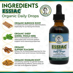 Close-up of the Essiac daily drops dropper for easy dosing.