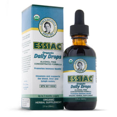 Essiac Original Tea Drops bottle for convenient daily wellness.