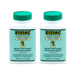 Essiac Original Herbal Tea Powder bottle, a classic antioxidant-rich daily ritual.