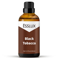 ESSLUX Black Tobacco Fragrance Oil bottle pour for diffusion and ambience