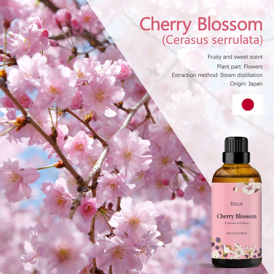 ESSLux Cherry Blossom Oil dropper for precise, mess-free pouring.