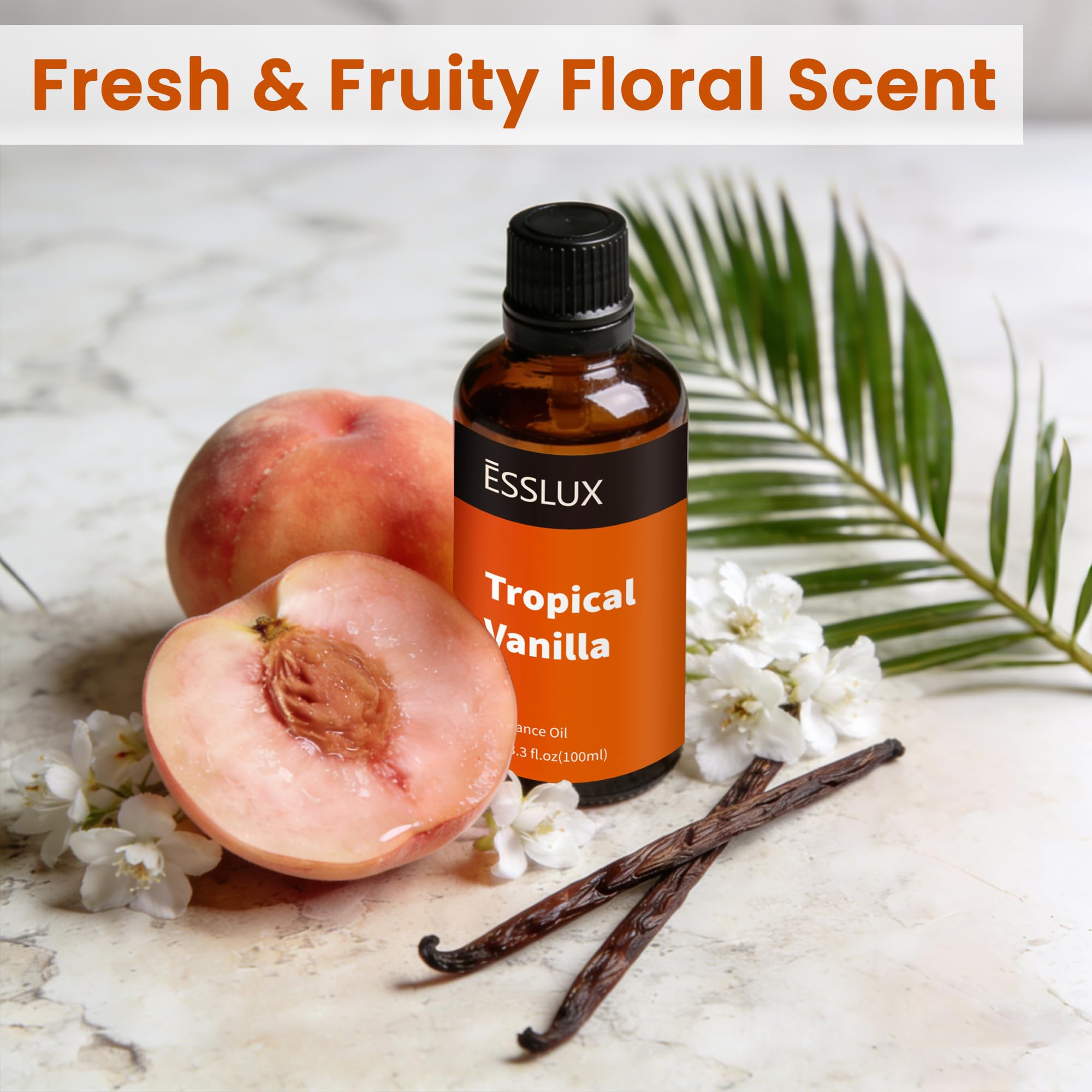 ESSLux diffuser pour vanilla oil ready for home ambiance use.