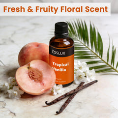 ESSLux diffuser pour vanilla oil ready for home ambiance use.