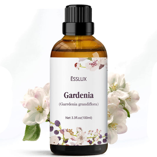 ESSLUX Gardenia essential oil bottle ready for diffusing