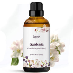 ESSLUX Gardenia essential oil bottle ready for diffusing
