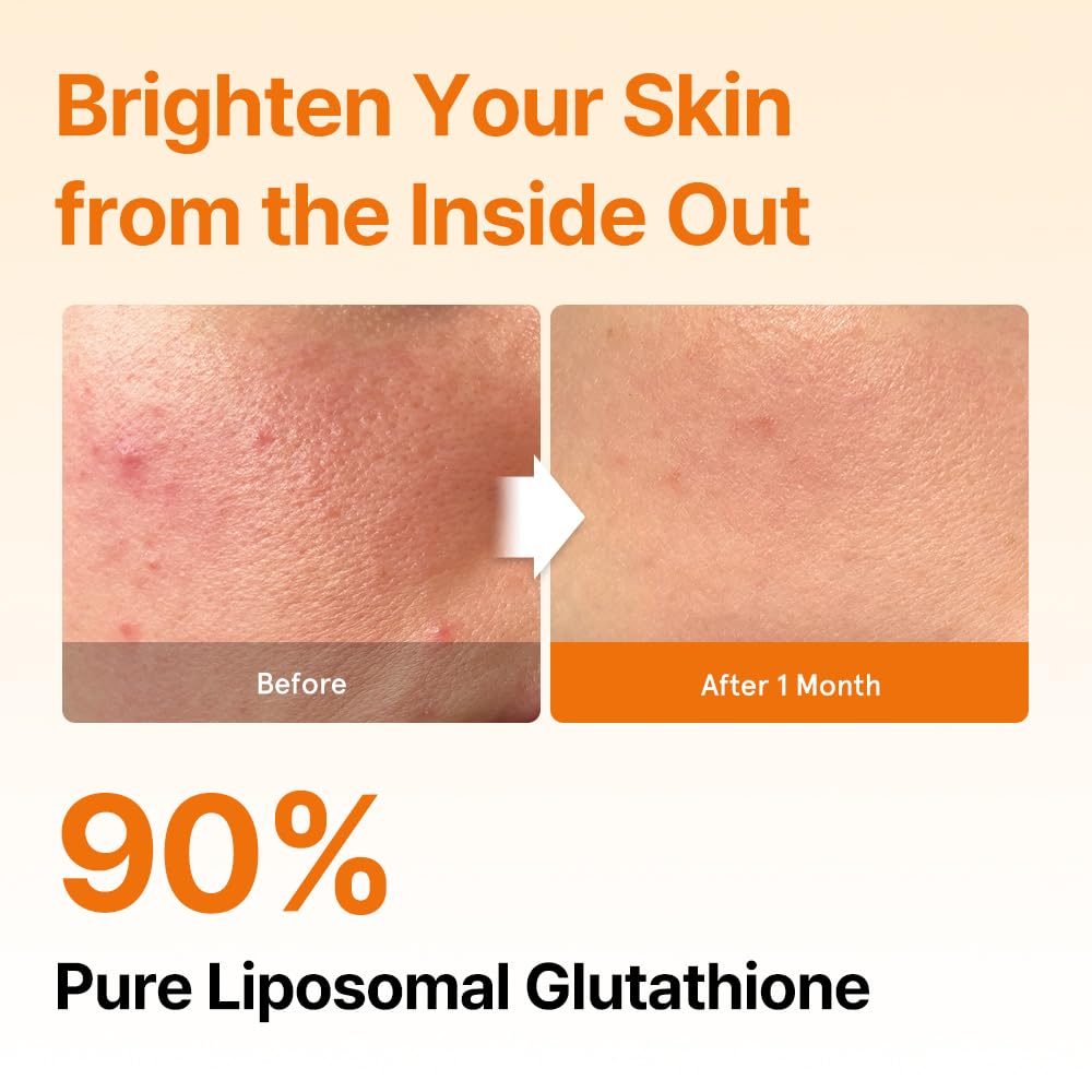 ESTHER FORMULA liposomal glutathione strips lemon flavor offering zesty citrus aroma.