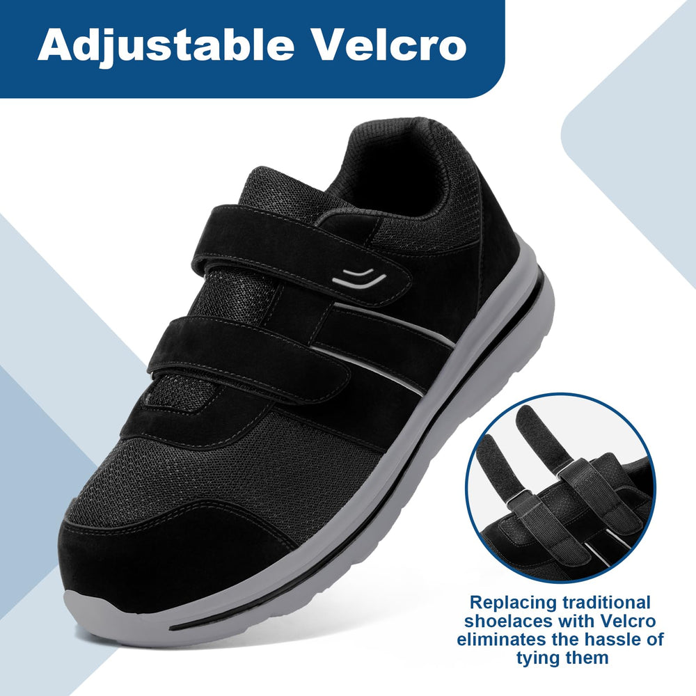 Estinko diabetic shoes ideal for daily walking and travel comfort.