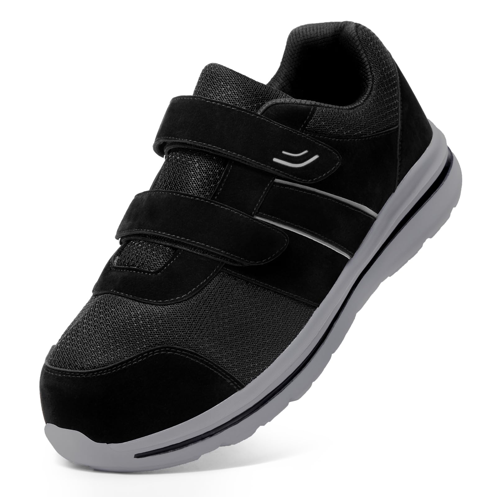 Estinko diabetic shoes with Velcro strap for easy on-off and adjustable fit.