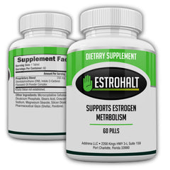Estrohalt capsules close-up showing core ingredients for versatile use.