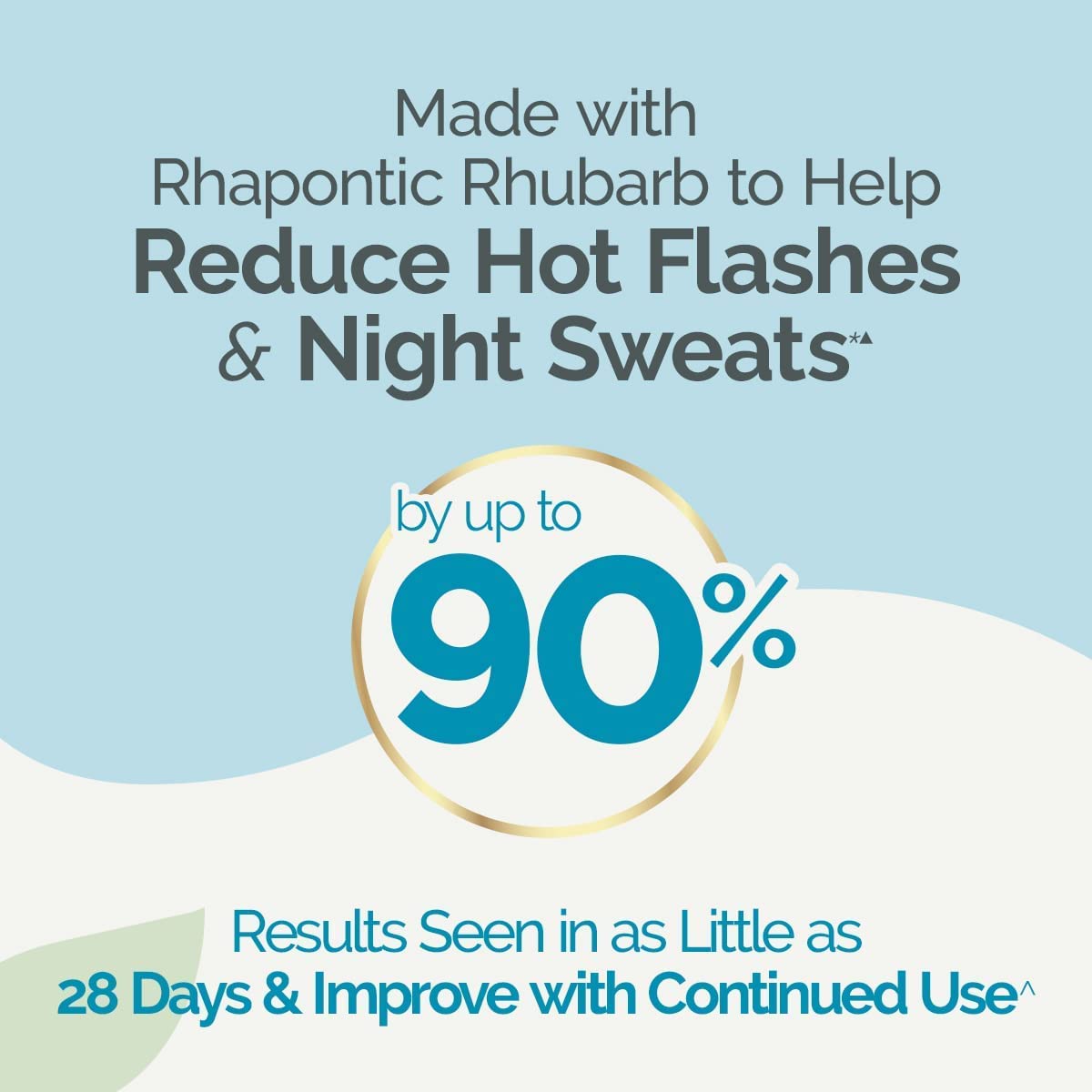 Rhapontic rhubarb extract detail on Estroven Complete packaging.